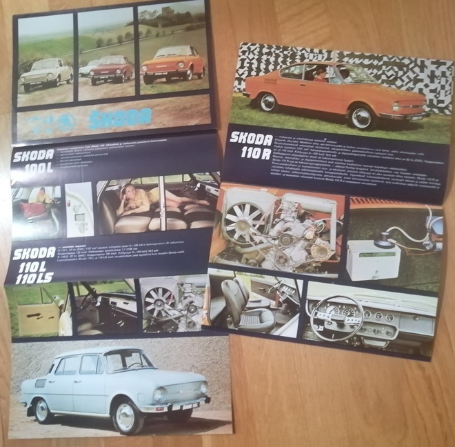 1972 Skoda 100 110 110R jne esite - suom