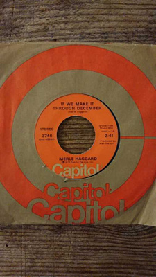 MERLE HAGGARD - If We Make It Through December 7" US -73