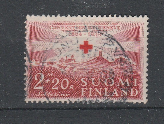 Suomi 1939, PR merkki 2mk+20p,  , leimattu