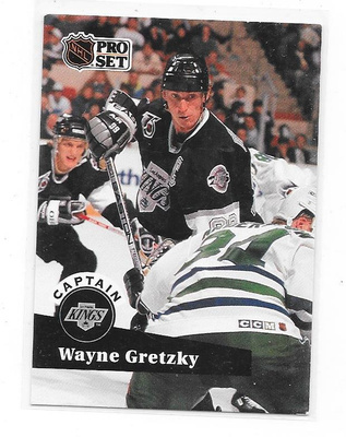 1991-92 ProSet Captain #574 Wayne Gretzky Los Angeles Kings