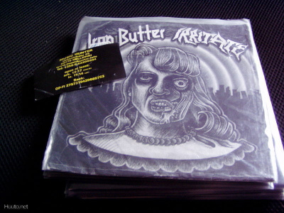 IRON BUTTER / IRRITATE 7'' SPLIT VINYYLI ex/ex