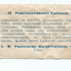 S. W. Paasivaaran Margariinitehdas Oy n:o 29 Putkirautatieas - pikkukuva 2