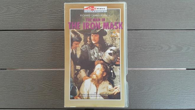 VHS: The Man in The Iron Mask (Richard Chamberlain 1977/1992