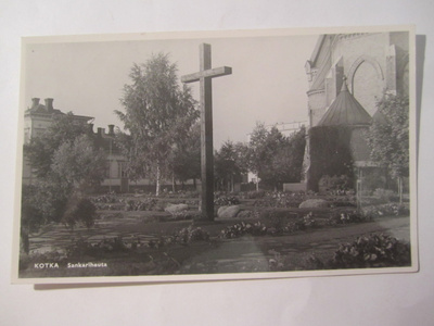 VANHA Postikortti Kotka 1950-l Alkup.Mallikappale