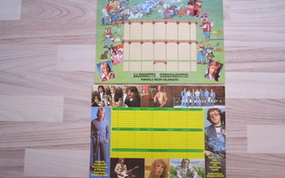 Suomi-Salama / Suomi pop-rock -lukujärjestys 2 kpl