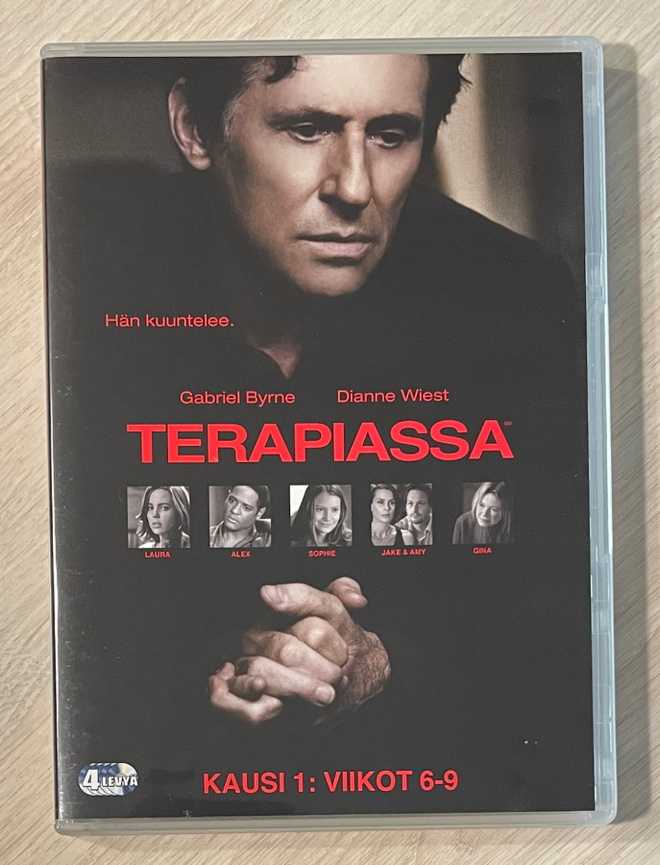 Terapiassa: Kausi 1 viikot 6-9 (4DVD) Gabriel Byrne (UUSI)