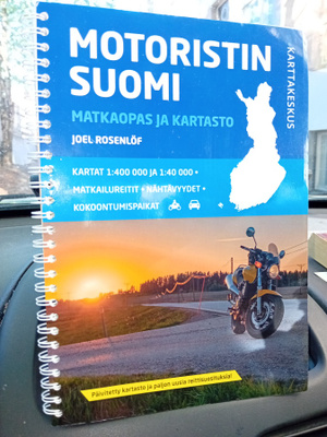 Motoristin Suomi matkaopas ja kartasto  ( SIS POSTIKULU  )