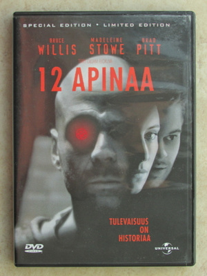 12 apinaa, DVD. Ohjaus Terry Gilliam
