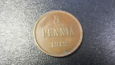 5 penniä 1912