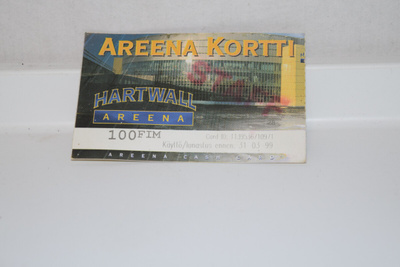 Hartwall areena kortti