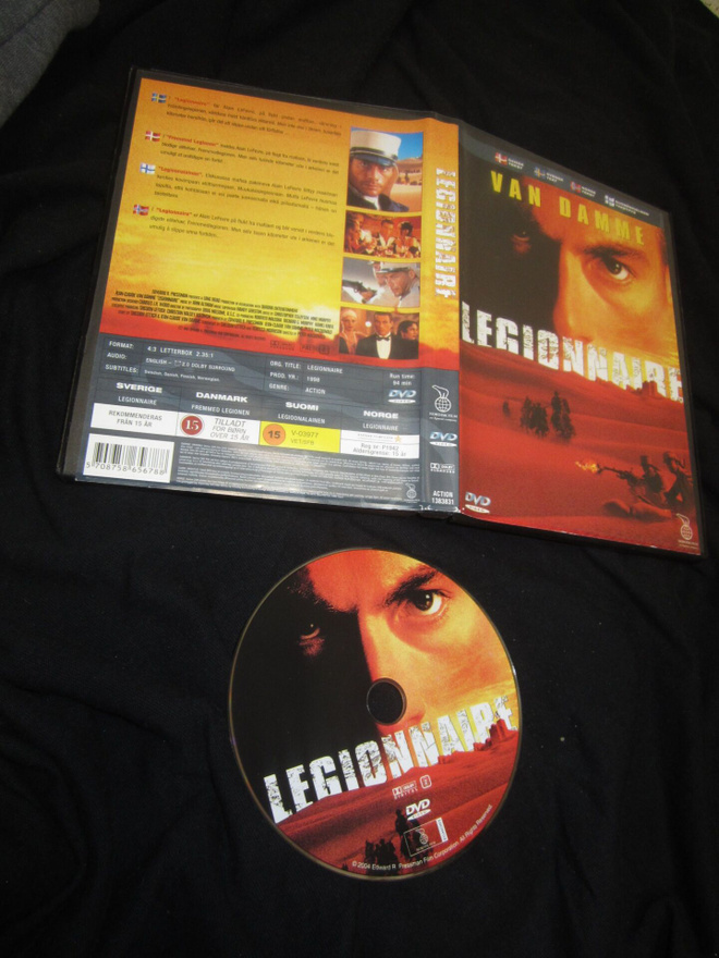 Legionnaire - Legioonalainen - DVD, eritt, hyväkuntoinen