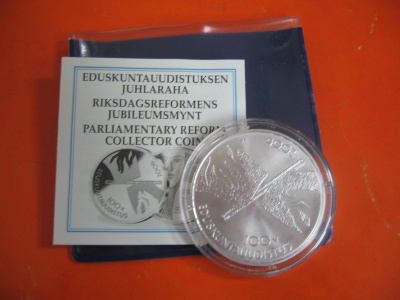 Suomi 10e hopea juhlaraha Eduskuntauudistus - 2006