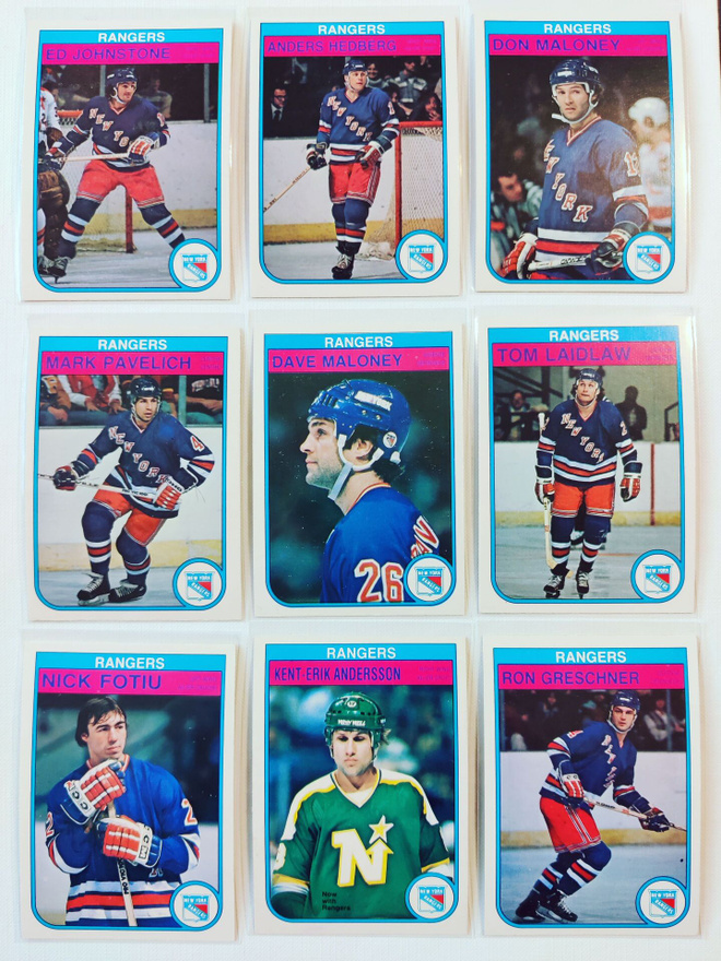 82-83 Opc - New York Rangers 13kpl