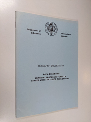 Anna-Liisa Leino : Learning process in terms of styles an...