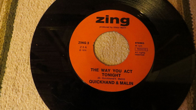 quickhand & malin 7": the way you act tonight... + valokuva!
