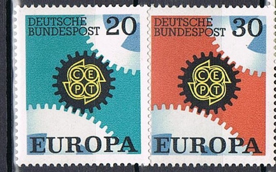 L-Saksa 1967 - Europa CEPT ++