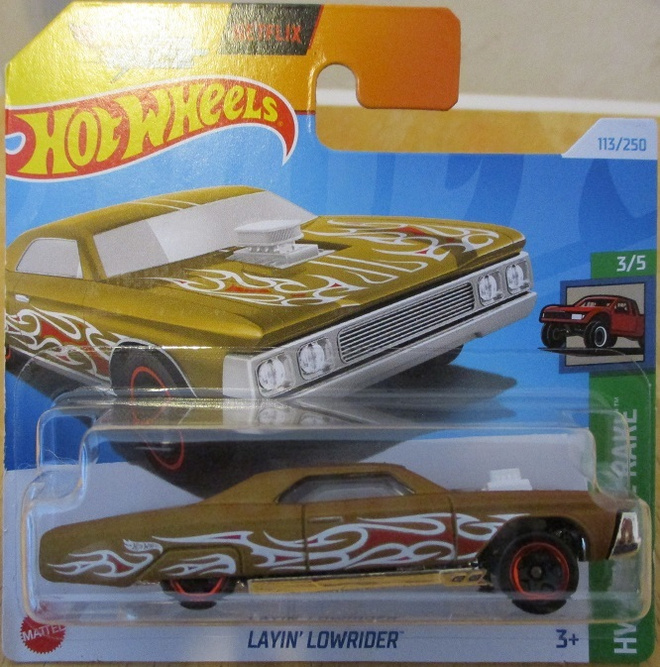 Layin' Lowrider Hardtop 2 door Brown 1963 Hot Wheels 1:64