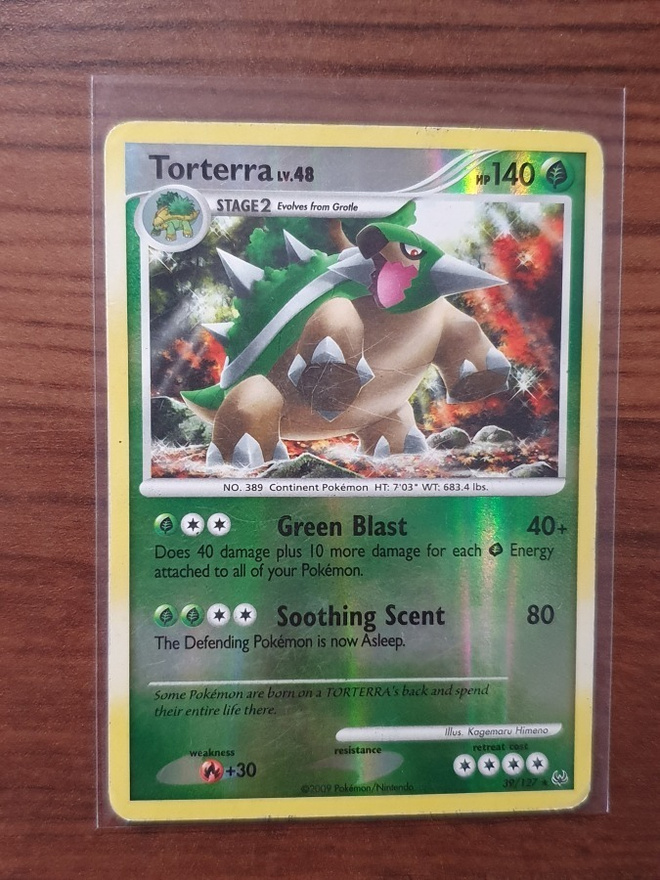Pokemon Torterra Lv.48 39/127 Reverse holo rare