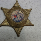 Vintage Roy Rogers GPLD STAR -Sheriffin Rintamerkki - pikkukuva 1