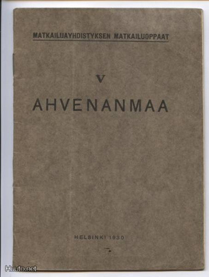 Börje Sandberg: Ahvenanmaa Matkailijayhdistyksen matkaopas