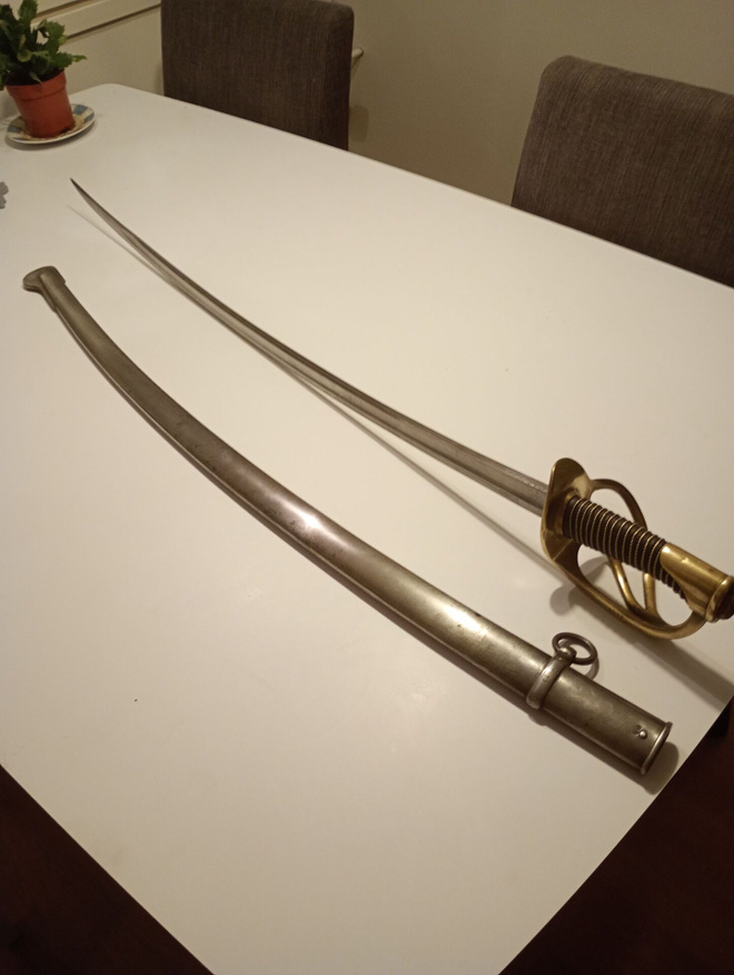 Ranskalainen miekka M/1822.