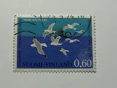 746 / 1974 Itämeri o leimattu