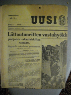 Uusi Suomi Nro 4/1945 (23.1)