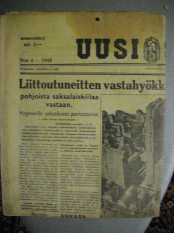 Uusi Suomi Nro 4/1945 (23.1)
