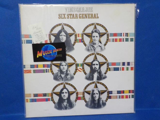 VINEGAR JOE - SIX STAR GENERAL EX/EX+ UK -73 OCT PRESS LP