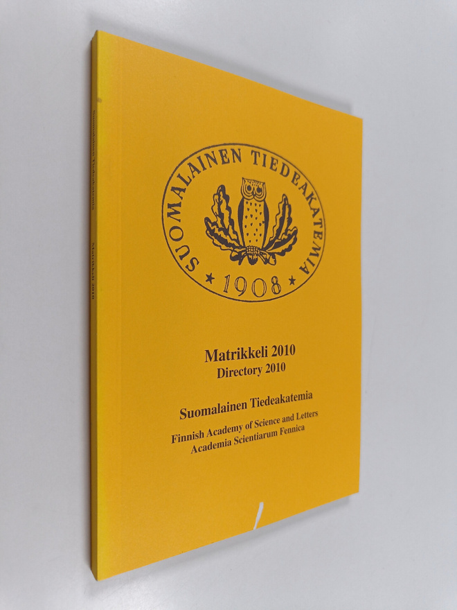 Suomalainen tiedeakatemia : Matrikkeli 2010