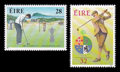 Irlanti 769-70 ** Golf Walker Cup (1991)