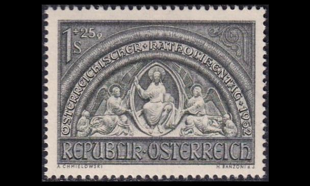 Itävalta 977 ** Katolilaisuuden päivä (1952)