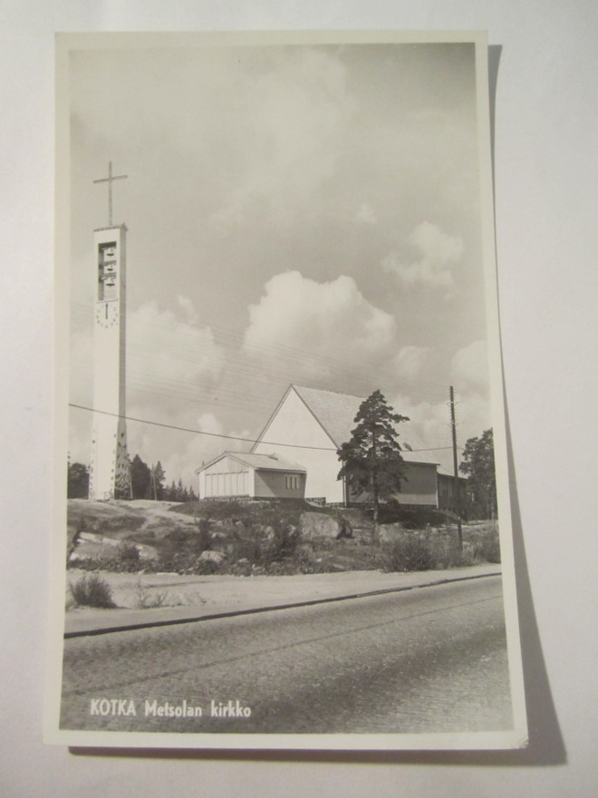 VANHA Postikortti Kotka 1950-l Alkup.Mallikappale