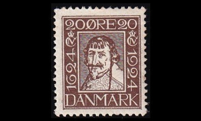 Tanska 140 * Postilaitos 300v 20 öre (1924)