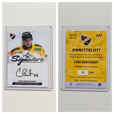 Cade Borchardt Silver Signature Blueline