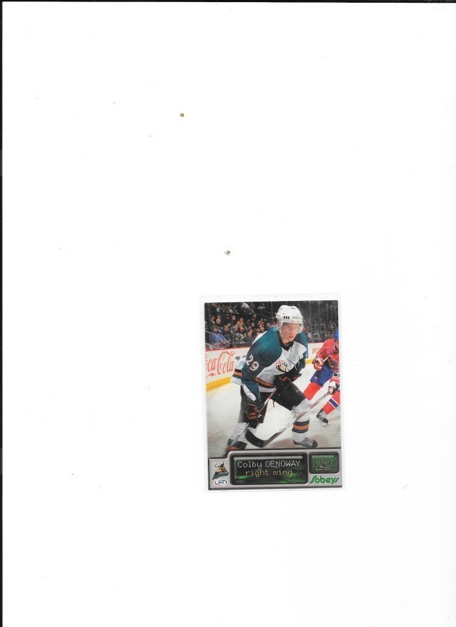 2007-08 Manitoba Moose #29 Colby Genoway ex- Ilves farmi