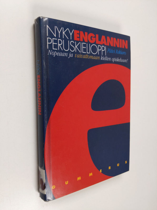 Päivi Rekiaro : Nykyenglannin peruskielioppi