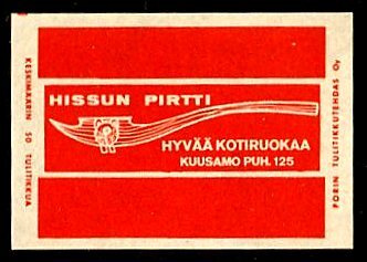 HISSUN PIRTTI, KUUSAMO, Porin Tulitikkutehdas