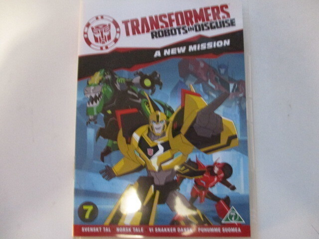 DVD TRANSFORMERS ROBOTS IN DISGUISE A NEW MISSION