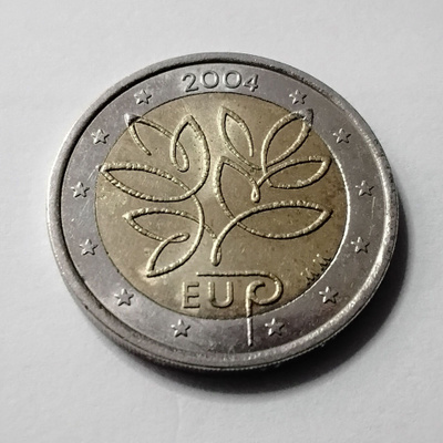 Suomi 2 euro 2004 circ "risuraha"
