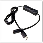 USB C -jatkokaapeli ON/OFF-kytkimellä / 1 metri #29962 - pikkukuva 1