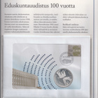 2006 10 € Eduskunta 100 v hopeaa rahakirjeessä - pikkukuva 3