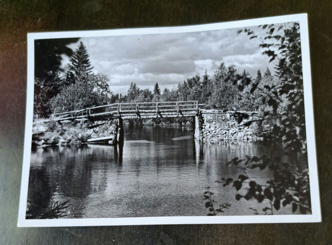 Ii, silta Tangonhaaran yli, kuvattu 1957