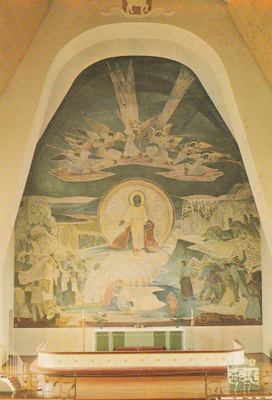 KIRKKOKORTTI - ROVANIEMEN KIRKKO - SISÄKUVA - 3