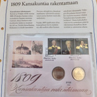 VANHA Rahakrije Juhlavuosi 1809 2€ + Ruotsi 1 kr - pikkukuva 1
