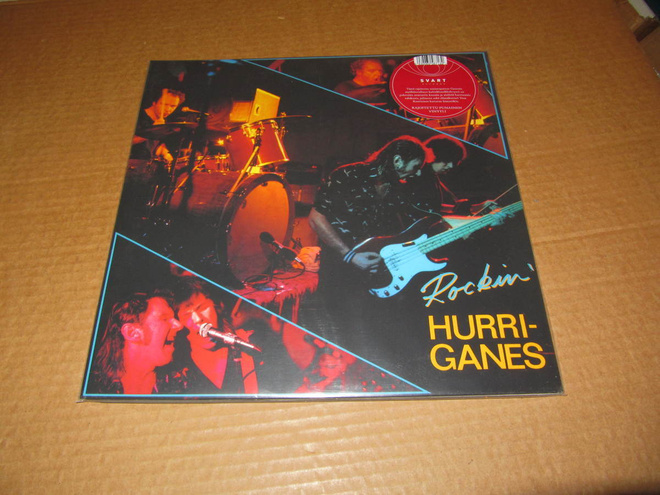 Hurriganes LP Rockin` v.2019 RED VINYL ! SVART