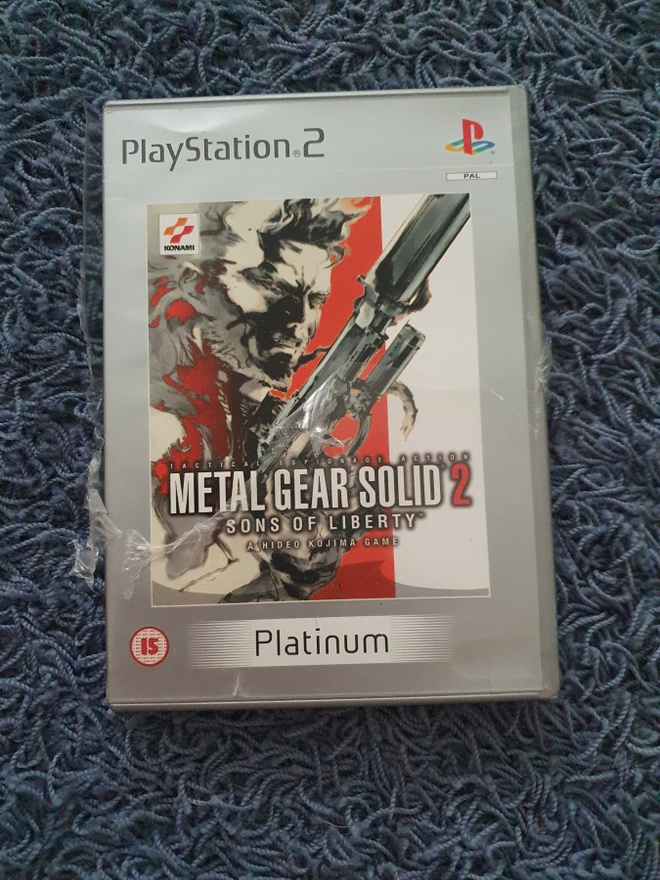 PS2 Platinum Metal Gear Solid 2: Sons of Liberty peli cib