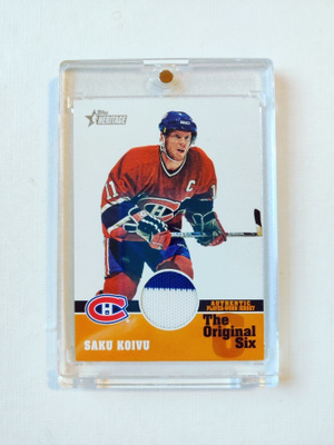 Saku Koivu - 01-02 Topps Heritage The Original Six Jersey