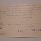 Pori Gunnar Lindroos ehiöfirmakirjekortti 1931 - pikkukuva 2