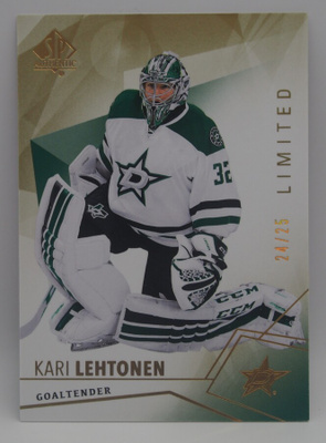 2015-16 Sp authentic Limited Kari Lehtonen /25